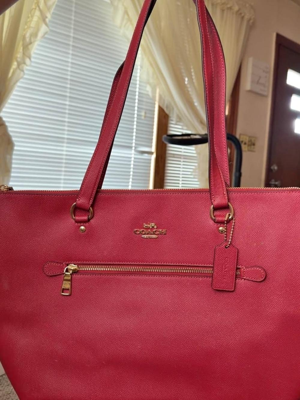 Coach Gallery Leather Tote with Gold Hardware NWOT